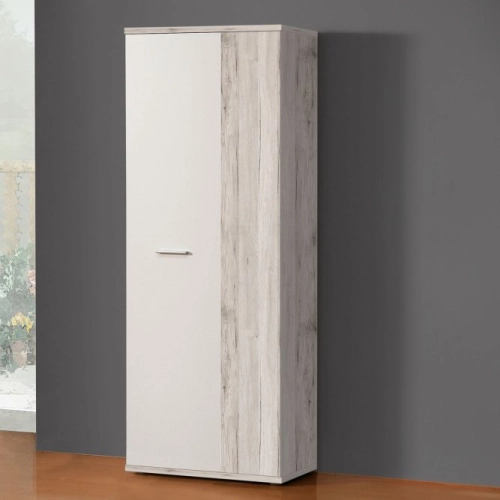 Szafa na buty Dąb Piaskowy/Biały